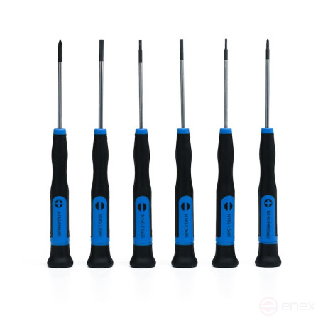 Набор отверток для точной механики NORGAU Industrial N140PBS, 6 предметов