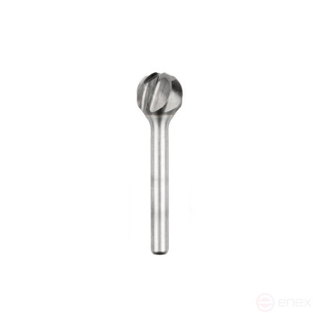 Carbide borehole NORGAU Industrial spherical 16 mm, shape D, ALU