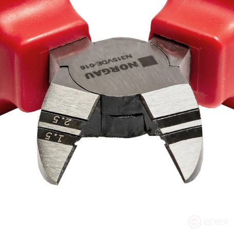 Бокорезы диэлектрические NORGAU Industrial со съемником изоляции 160 мм