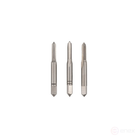 Set of hand taps NORGAU Industrial M5, HSS, 3 pieces