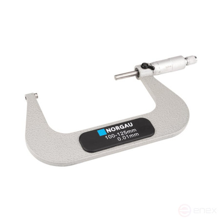 Микрометр NORGAU Industrial 100-125 мм, 0.01 мм, NM-125