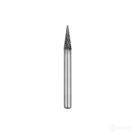 Борфреза твердосплавная NORGAU Industrial коническая 6 мм, 14°, форма M, DCM
