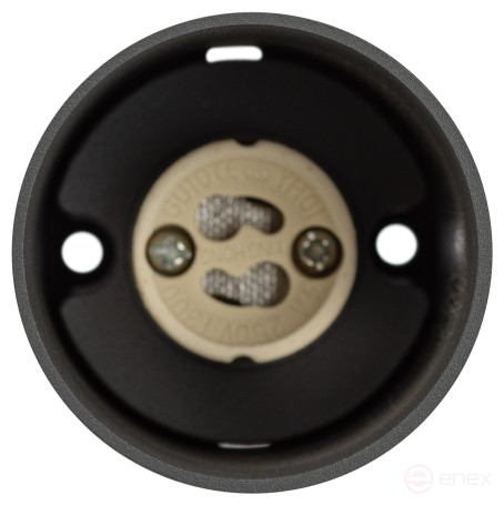 Светильник накладной ЭРА OL15 GU10 DG под лампу MR16 GU10 темно серый