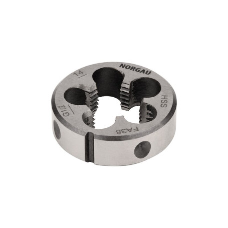 Плашка дюймовая NORGAU Industrial по металлу G 1/2, HSS