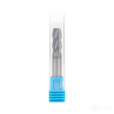 Universal end milling cutter NORGAU Industrial for metal 10x75 mm, Z4, VHM/AlCrSiN