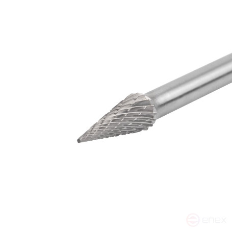 Борфреза твердосплавная NORGAU Industrial коническая 8 мм, 20°, форма M, DCM