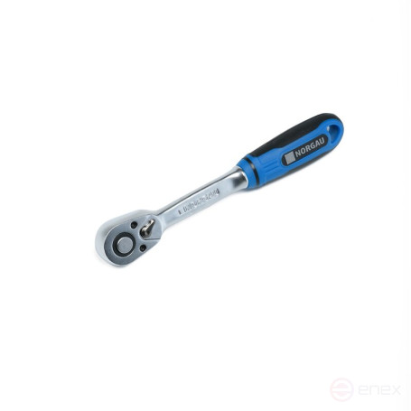 Набор шестигранных торцевых головок NORGAU Industrial с аксессуарами 3/8", 22 предмета, N3022-S622 в металлическом ящике