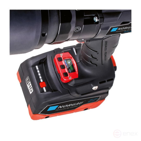 Гайковерт динамометрический аккумуляторный NORGAU Industrial с цифровым дисплеем 1.1/2", 2000-8000 Нм, NBTW-80L