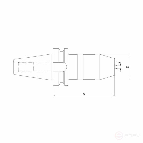 Патрон сверлильный NORGAU Industrial 3-16 мм ВТ40, MAS403-BT