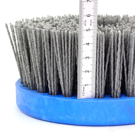 Щетка чашечная Д130*70*M14, ворс полимер-абразив P60 по дереву для УПМ УШМ (болгарка) (1-017)
