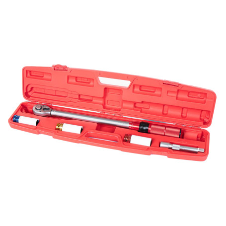 Torque wrench 1/2 20-210 Nm, 72 teeth, with accessories in case R7300125