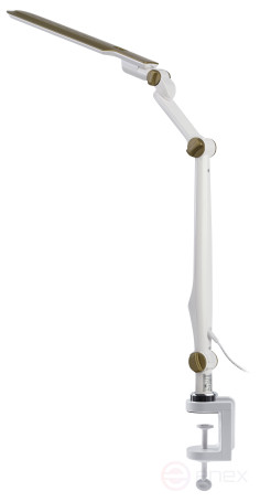 Настольный светильник ЭРА NLED-496-12W-G светодиодный на струбцине золото