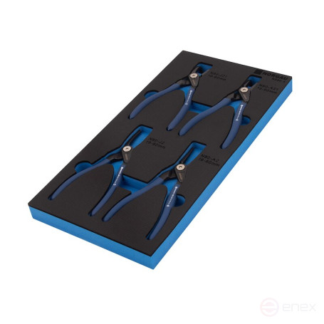 Set of locking ring pullers NORGAU Industrial NS80-4, 4 pieces