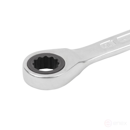 Ключ гаечный комбинированный NORGAU Industrial с трещоткой 10 мм, N7R-10