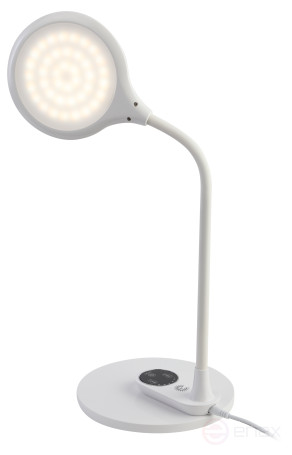 Настольный светильник ЭРА NLED-498-10W-W светодиодный со съемным основанием белый