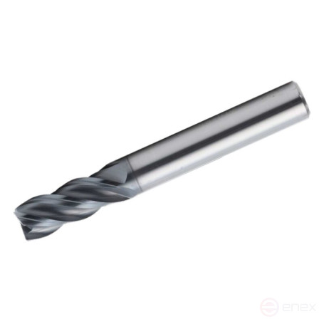 Carbide end mill NORGAU Industrial high-performance 12x75 mm, Z4, VHM/AlCrSiN