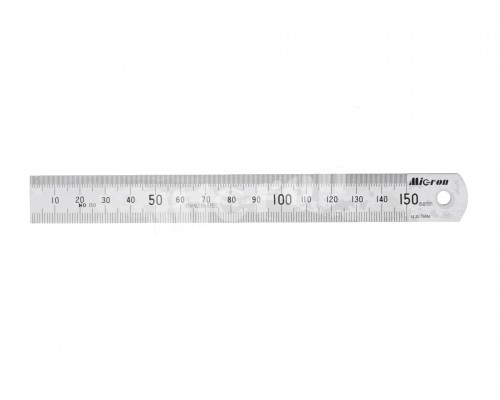 Measuring ruler 150x19mm metal