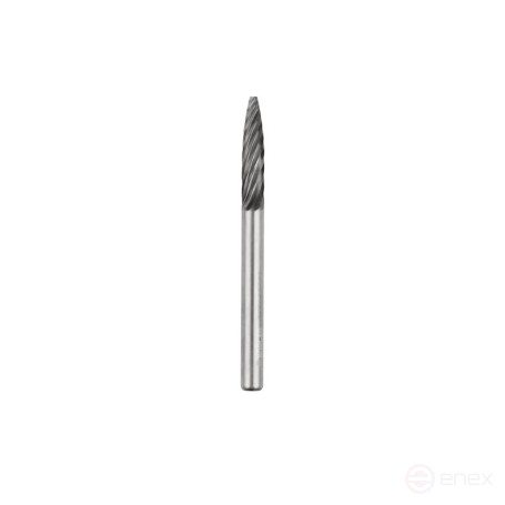 Борфреза твердосплавная NORGAU Industrial параболическая 3 мм, форма G, SCM