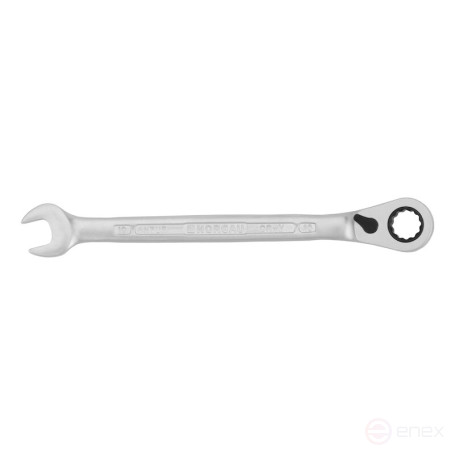 Ключ гаечный комбинированный с переключающейся трещоткой NORGAU Industrial 10 мм, N7UR-10