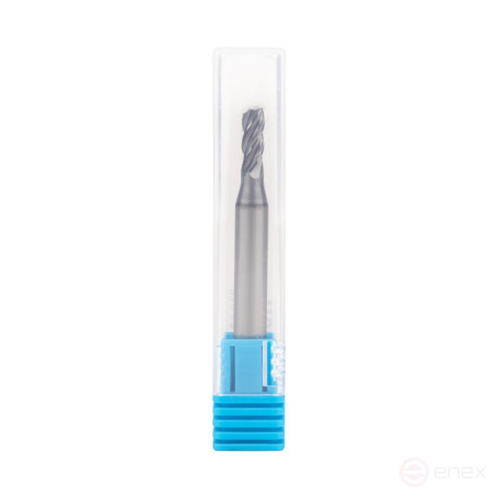 Фреза концевая твердосплавная NORGAU Industrial высокопроизводительная 4 мм, Z4, VHM/AlCrSiN