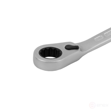 Ключ гаечный комбинированный с переключающейся трещоткой NORGAU Industrial 15 мм, N7UR-15