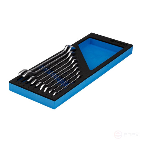 NORGAU Industrial double-sided wrench set, 9 pieces, N6-009