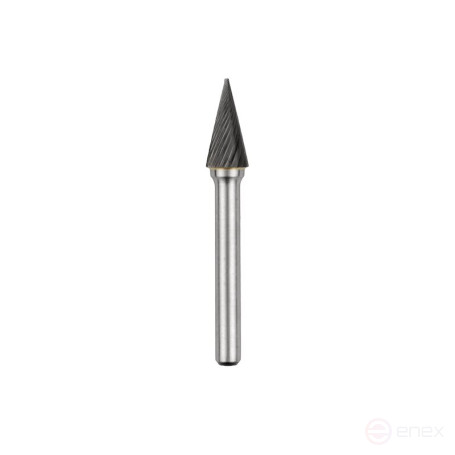 Борфреза твердосплавная NORGAU Industrial коническая 10 мм, 24,5°, форма M, SCM