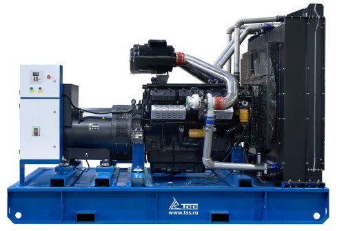 Diesel generator TSS AD-600S-T400 in a container with AVR