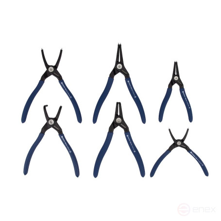 Set of locking ring pullers NORGAU Industrial NBS8-6, 6 items