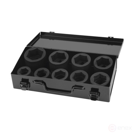 Набор ударных головок 1" NORGAU Industrial, 24-46 мм, 11 предметов, N21K-109