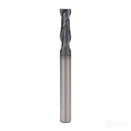 Фреза концевая универсальная NORGAU Industrial по металлу 10 мм, Z2, VHM/AlCrSin