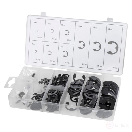 Набор стопорных колец С-образные 300пр. ARNEZI R8020112