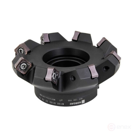 End mill with replaceable plates NORGAU Industrial N150.D100.32.Z8.12