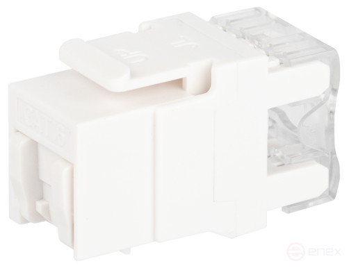Люк ЭРА ОФИС 18-8002-01 Коннектор RJ45 CAT6 UTP Keystone цвет белый