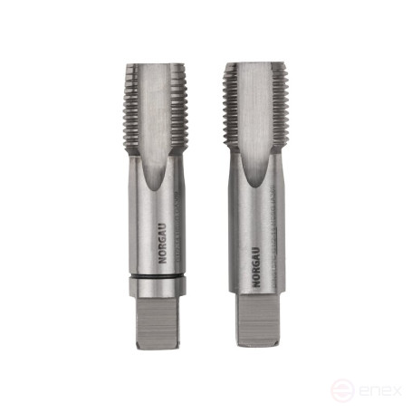 Set of hand taps NORGAU Industrial G1/2, HSS, 2 pieces