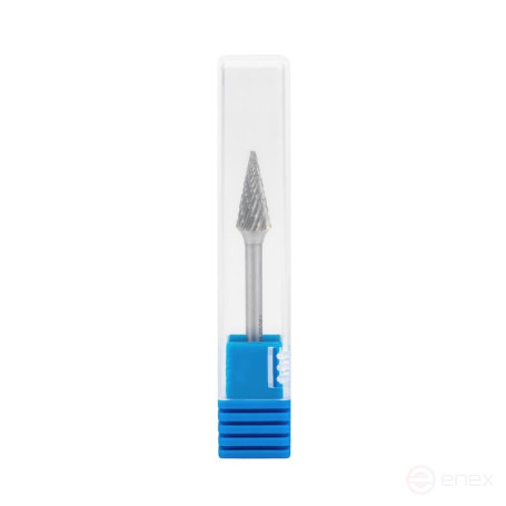 Борфреза твердосплавная NORGAU Industrial коническая 6.3 мм, 22°, форма M, DCM