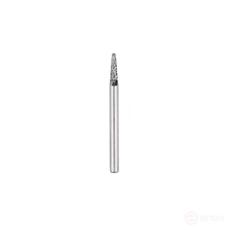 Борфреза твердосплавная NORGAU Industrial коническая 3 мм, 8°, форма L, DCM