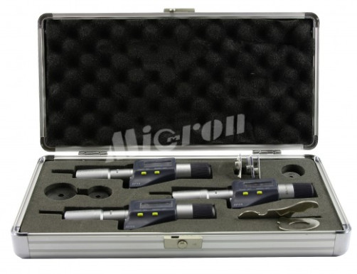 A set of micrometric 3-point electronic nutrometers 50-100 0.001 u/k