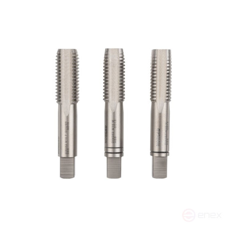 Комплект ручных метчиков NORGAU Industrial M16, HSS, 3 предмета