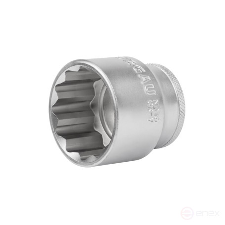 Головка 12-гранная торцевая NORGAU Industrial 1/2", 36 мм, ND19-36