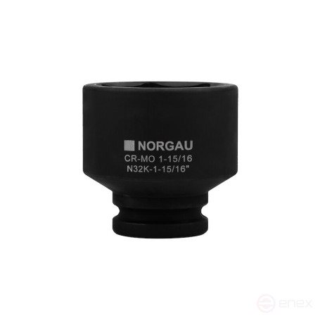 Головка торцевая ударная NORGAU Industrial шестигранная 3/4", 1 15/16", N32K-1 15/16