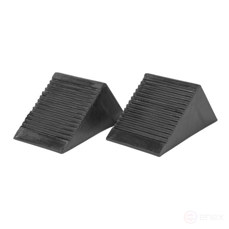 Anti-rollback shoe for rubber wheels 129x106x78mm 2 pcs ARNEZI R7003002