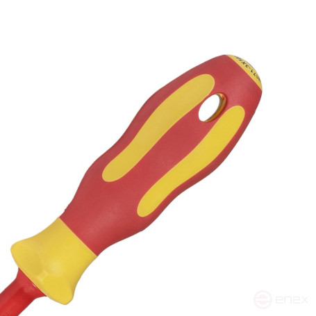 Отвертка диэлектрическая NORGAU Industrial шлицевая 3.0х100 мм, N171