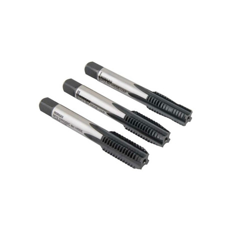 Set of hand taps NORGAU Industrial M6, HSS-E/VAP, 3 pieces