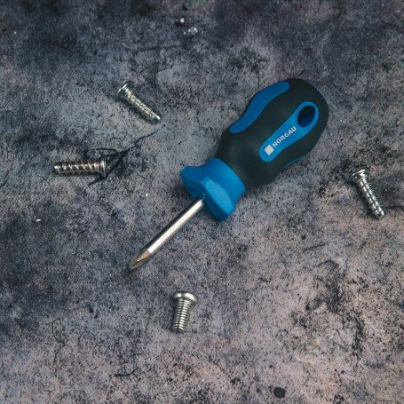 Отвёртка крестовая NORGAU Industrial короткая Phillips PH1х38 мм, N162