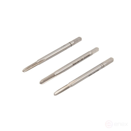 Set of hand taps NORGAU Industrial M2.5, HSS-E, 3 pieces