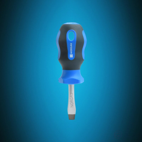 Slotted screwdriver NORGAU Industrial short 6.5 x 38 mm, N152