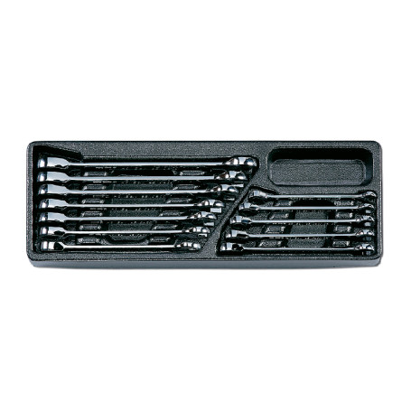 Набор комбинированных ключей с трещоткой Honidriver в ложементе, 12 предметов, IK-SGW0120H