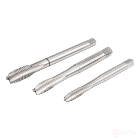 Набор машинных метчиков и сверл NORGAU Industrial М3-М12, 2.5-10.2 мм, HSS-E, 14 предметов