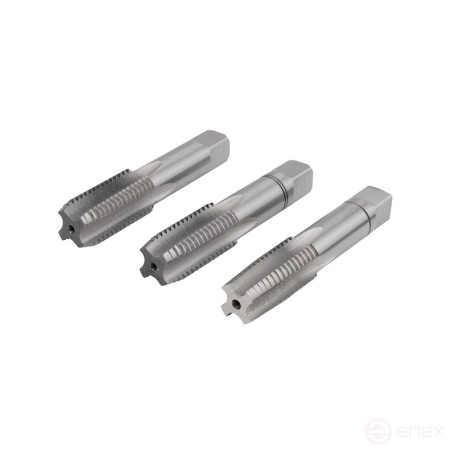 Set of hand taps NORGAU Industrial M20, HSS, 3 pieces